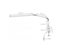 Table Lamp, Slimline LED Gen4 Steel